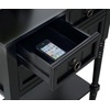 image:imageConvenience Concepts Kendra Entryway Hall Table 2375  3 Storage Drawers Traditional Console with Shelf for Decor Office amp Hallway Organizer No Tools Assembly Solid Wood Legs BlackBlack