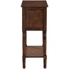 image:imageConvenience Concepts Kendra Entryway Hall Table 2375  3 Storage Drawers Traditional Console with Shelf for Decor Office amp Hallway Organizer No Tools Assembly Solid Wood Legs BlackDark Oak