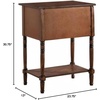 image:imageConvenience Concepts Kendra Entryway Hall Table 2375  3 Storage Drawers Traditional Console with Shelf for Decor Office amp Hallway Organizer No Tools Assembly Solid Wood Legs BlackDark Oak