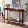 image:imageConvenience Concepts Ledgewood Console Table 48  Modern Narrow Sofa Display Accent with Storage Shelf for Transitional Traditional Living Room Entryway Hallway or Bedroom BlackMahogany
