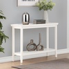 image:imageConvenience Concepts Ledgewood Console Table 48  Modern Narrow Sofa Display Accent with Storage Shelf for Transitional Traditional Living Room Entryway Hallway or Bedroom BlackWhite