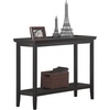 image:imageConvenience Concepts Ledgewood Console Table 48  Modern Narrow Sofa Display Accent with Storage Shelf for Transitional Traditional Living Room Entryway Hallway or Bedroom BlackBlack