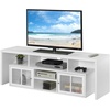 image:imageConvenience Concepts Lexington TV Stand with Storage Cabinets and Shelves 60 White R40573White