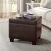 image:imageConvenience Concepts Madison Storage Ottoman 2175  Modern Upholstered Footstool amp Seat with Hinged Lid for Transitional Living Room Bedroom Hallway amp Entryway Espresso Vegan LeatherEspresso Vegan Leather