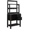 image:imageConvenience Concepts Newport Serving Bar EspressoFaux MarbleEspresso  Faux Marble