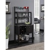 image:imageConvenience Concepts Newport Serving Bar EspressoFaux MarbleEspresso  Faux Marble