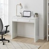 image:imageConvenience Concepts Northfield Desk Console Table 36  Contemporary Office Desk for Family amp Living Room Minimalist Display amp Vanity with Storage Drawer for Entryway Hallway Foyer EspressoWhite