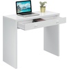 image:imageConvenience Concepts Northfield Desk Console Table 36  Contemporary Office Desk for Family amp Living Room Minimalist Display amp Vanity with Storage Drawer for Entryway Hallway Foyer EspressoWhite