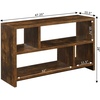 image:imageConvenience Concepts Northfield TV Stand Console with Shelves BarnwoodBarnwood