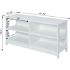 image:imageConvenience Concepts Omega TV Stand WhiteWhite