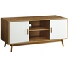 image:imageConvenience Concepts Oslo TV Stand Woodgrain  White
