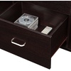 image:imageConvenience Concepts Oxford Deluxe 2Drawer TV Stand with Shelves for TVs up to 55 Inches Espresso