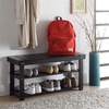 image:imageConvenience Concepts Oxford Utility Mudroom Bench BlackBlack