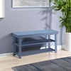 image:imageConvenience Concepts Oxford Utility Mudroom Bench BlackBlue
