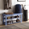 image:imageConvenience Concepts Oxford Utility Mudroom Bench BlackBlue