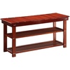 image:imageConvenience Concepts Oxford Utility Mudroom Bench BlackCherry