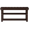 image:imageConvenience Concepts Oxford Utility Mudroom Bench BlackEspresso