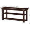 image:imageConvenience Concepts Oxford Utility Mudroom Bench BlackEspresso