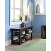 image:imageConvenience Concepts Oxford Utility Mudroom Bench BlackEspresso
