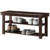 image:imageConvenience Concepts Oxford Utility Mudroom Bench BlackEspresso