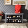 image:imageConvenience Concepts Oxford Utility Mudroom Bench BlackGrey