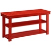 image:imageConvenience Concepts Oxford Utility Mudroom Bench BlackRed