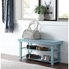 image:imageConvenience Concepts Oxford Utility Mudroom Bench BlackSea Foam