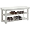 image:imageConvenience Concepts Oxford Utility Mudroom Bench BlackWhite