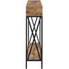 image:imageConvenience Concepts Tucson Deluxe 2 Tier Console Table SandstoneBarnwood