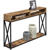 image:imageConvenience Concepts Tucson Deluxe 2 Tier Console Table SandstoneBarnwood