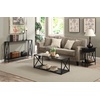 image:imageConvenience Concepts Tucson Deluxe 2 Tier Console Table SandstoneBlack