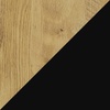 image:imageConvenience Concepts Tucson Deluxe 2 Tier Console Table SandstoneEnglish Oak  Black