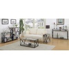 image:imageConvenience Concepts Tucson Deluxe 2 Tier Console Table SandstoneFaux Birch