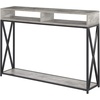 image:imageConvenience Concepts Tucson Deluxe 2 Tier Console Table SandstoneFaux Birch