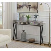 image:imageConvenience Concepts Tucson Deluxe 2 Tier Console Table SandstoneFaux Birch