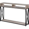 image:imageConvenience Concepts Tucson Deluxe 2 Tier Console Table SandstoneSandstone