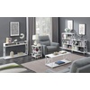 image:imageConvenience Concepts Tucson Deluxe 2 Tier Console Table SandstoneWhite