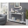 image:imageConvenience Concepts Tucson Deluxe 2 Tier Console Table SandstoneWhite