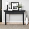 image:imageConvenience Concepts Weston Console Table 4725  Modern Contemporary Narrow Sofa Display Accent Vanity or Desk with Storage Drawers for Living Room Entryway Hallway amp Office WhiteBlack