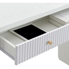 image:imageConvenience Concepts Weston Console Table 4725  Modern Contemporary Narrow Sofa Display Accent Vanity or Desk with Storage Drawers for Living Room Entryway Hallway amp Office WhiteWhite