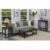 image:imageConvenience Concepts Winston Hall Table Weathered GrayBlack