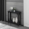 image:imageConvenience Concepts Winston Hall Table Weathered GrayBlack