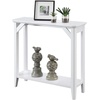 image:imageConvenience Concepts Winston Hall Table Weathered GrayWhite