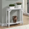 image:imageConvenience Concepts Winston Hall Table Weathered GrayWhite