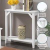 image:imageConvenience Concepts Winston Hall Table Weathered GrayWhite