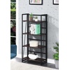image:imageConvenience Concepts Xtra Folding 4Tier Bookshelf EspressoBlackEspressoBlack