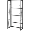 image:imageConvenience Concepts Xtra Folding 4Tier Bookshelf EspressoBlackEspressoBlack