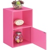 image:imageConvenience Concepts Xtra Storage 1 Door Cabinet with Shelf PinkPink