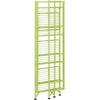image:imageConvenience Concepts Xtra Storage 4 Tier Folding Metal Shelf BlackLime