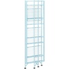 image:imageConvenience Concepts Xtra Storage 4 Tier Folding Metal Shelf BlackSeafoam